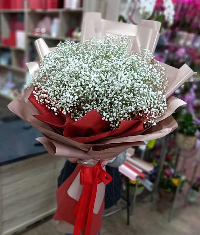 Букет цветов из: Гипсофила в Кратово