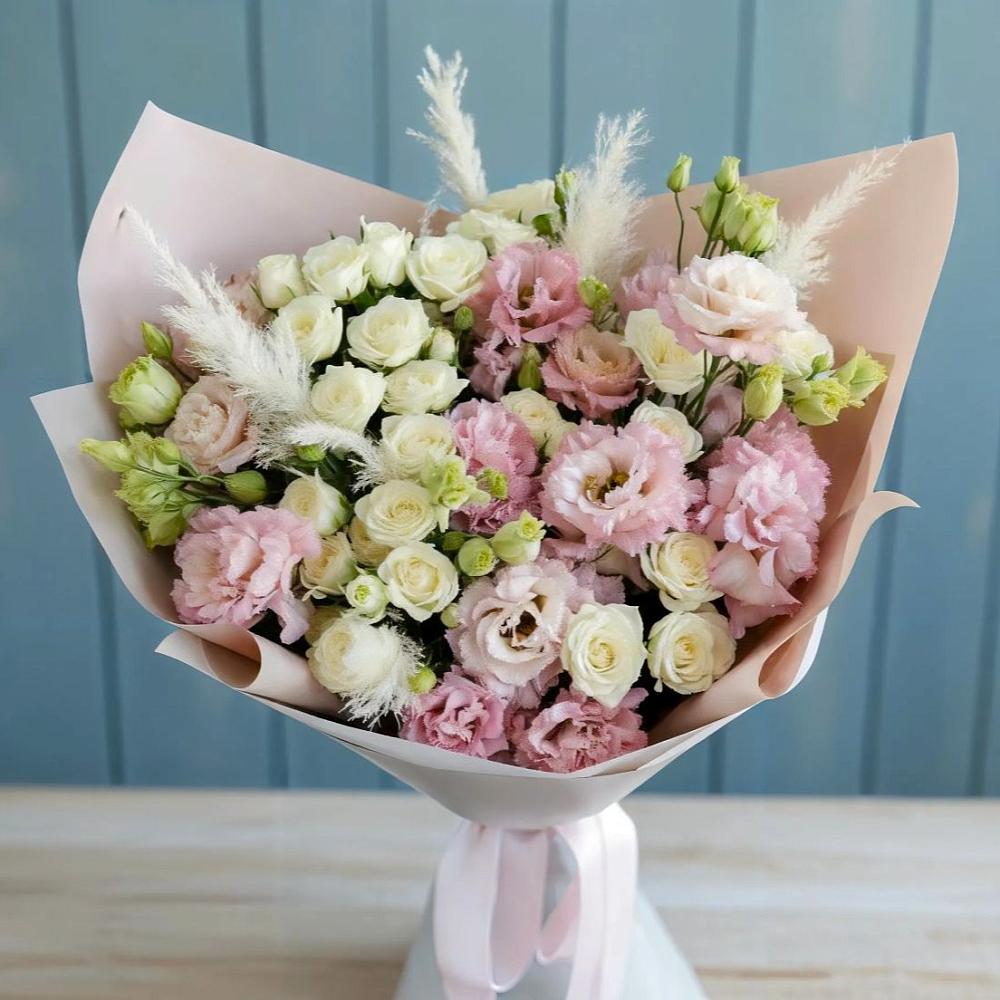 Букет цветов из: Альстромерии и Розы в Кратово