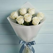 Букет 7 Белых роз Эдлесс Лав в Кратово