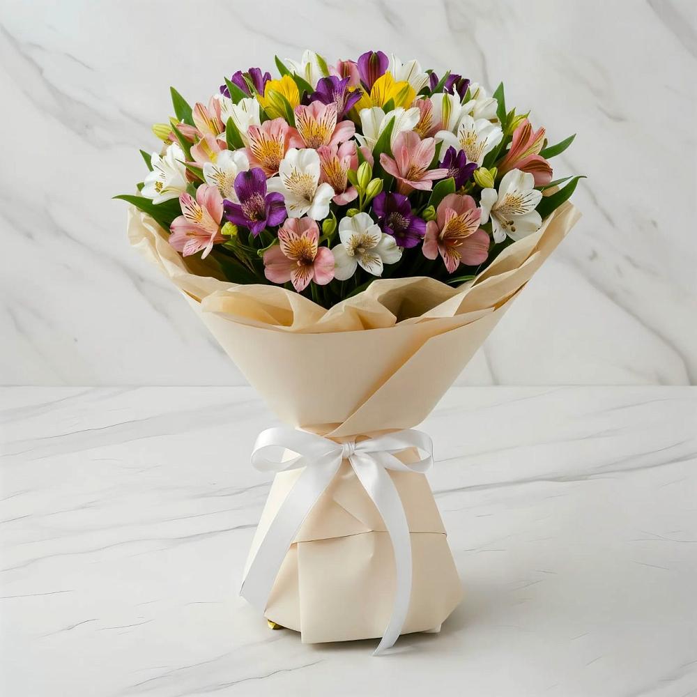 Букет цветов из: Альстромерии в Кратово