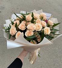 Букет Кремовые розы Латте в Кратово