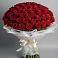 Букет 101 Красная роза Блэк Мэджик в Кратово