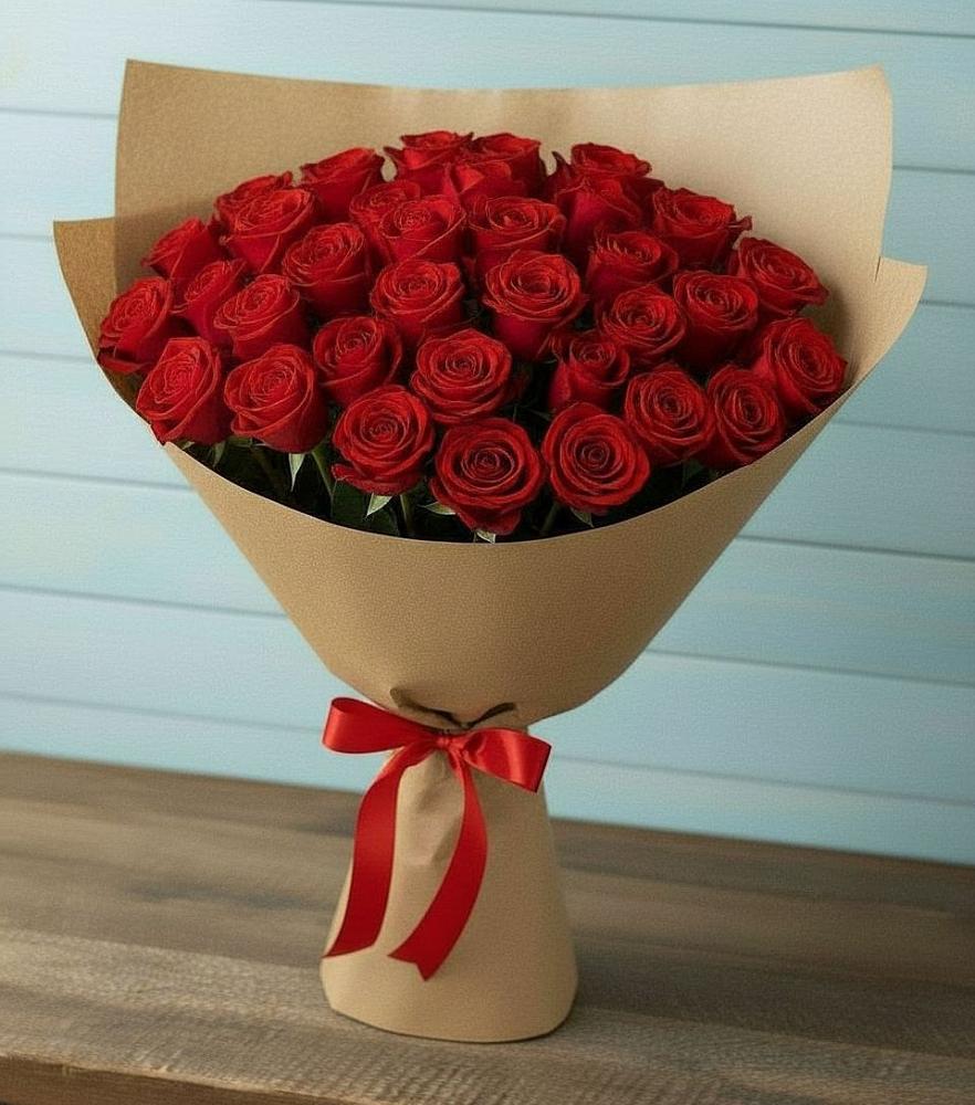 Букет Красные розы Милано в Кратово