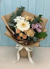Букет цветов из:  Герберы и Хризантемы #REPLACE_PRED# Кратово