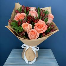 Букет цветов из:  Розы и Альстромерии в Кратово