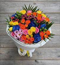 Букет цветов из:  Розы и Хризантемы #REPLACE_PRED# Кратово