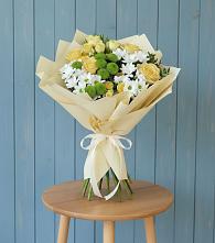 Букет цветов из:  Хризантемы и Розы #REPLACE_PRED# Кратово