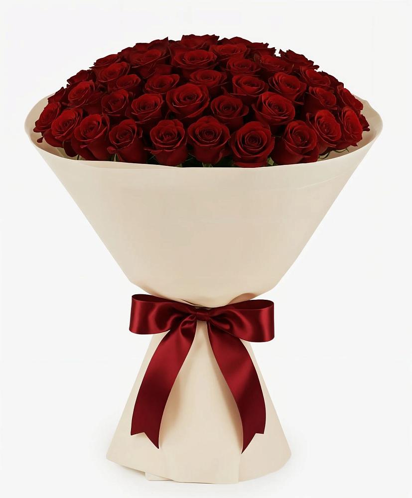 Букет 101 Бордовая роза Блэк Бакарра в Кратово